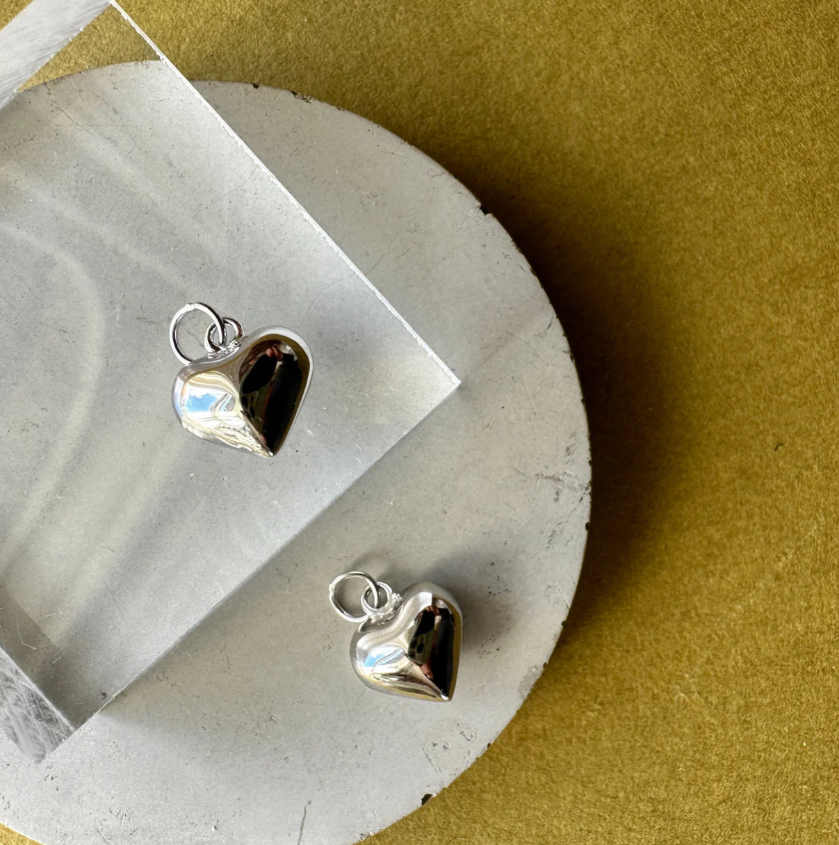 Puffy Heart Charms