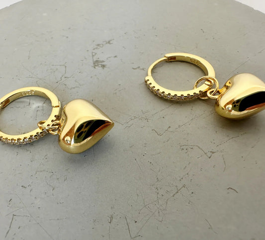 Puffy Heart Charms
