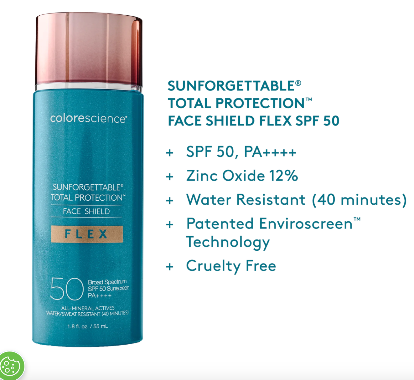 Colorescience Sunforgettable Face Shield Flex SPF50