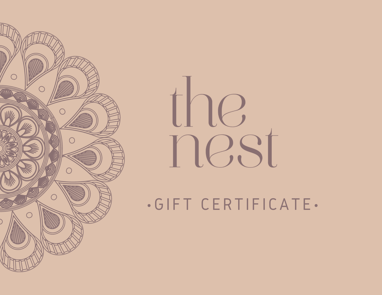 Gift Certificate