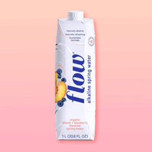 Load image into Gallery viewer, Flow Alkaline Spring Water - Peach + Blueberry
