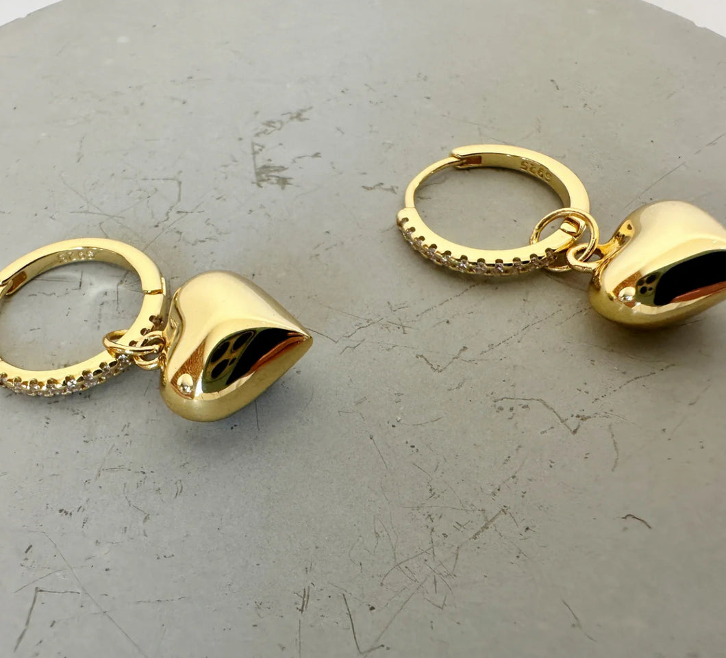 Puffy Heart Charms