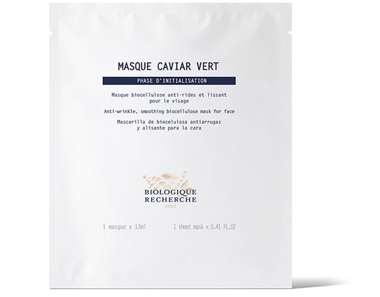 Masque Caviar Vert I Anti-wrinkle, Smoothing Biocellulose Mask for Face (1 Mask)