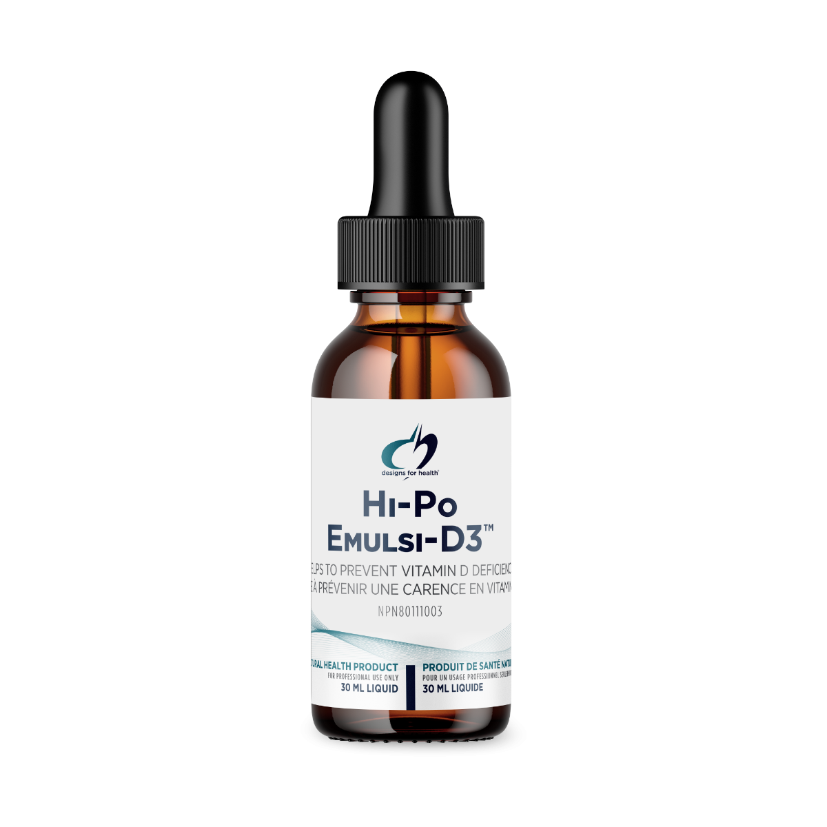 Bottle of Hi-Po Emulsi-D3 on a white background