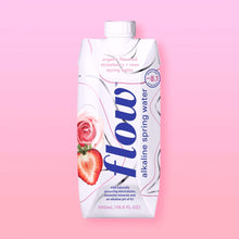Load image into Gallery viewer, Flow Alkaline Spring Water - Strawberry + Rose
