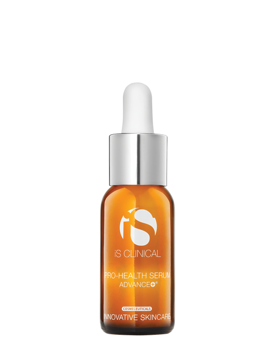Orange skincare serum bottle with dropper on a white background Pro health serum advance vancouver BC