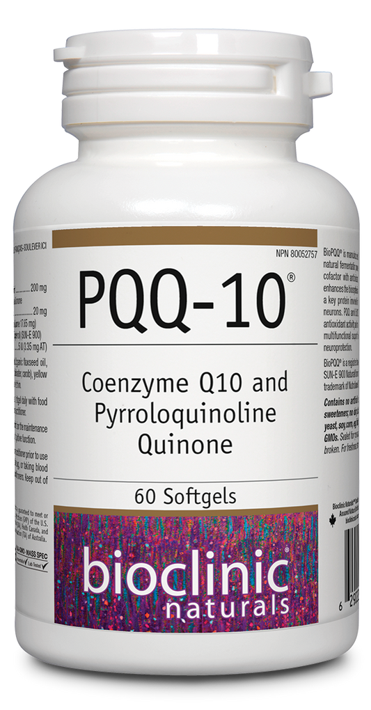 PQQ-10® Coenzyme Q10 and Pyrroloquinoline Quinone 60 Softgels