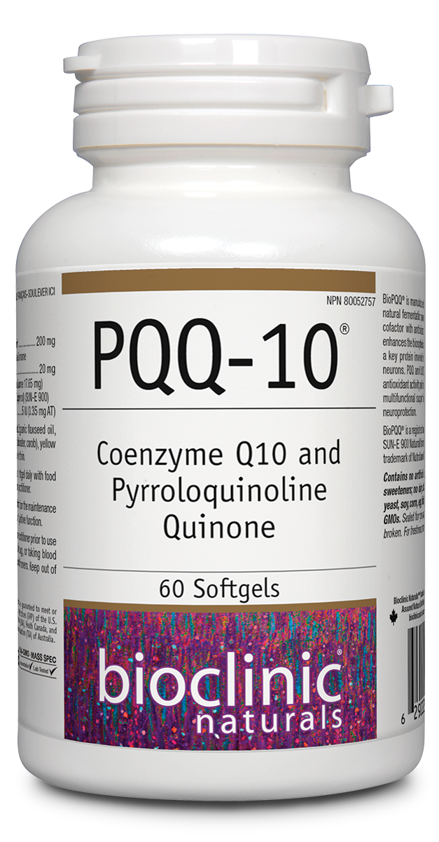 PQQ-10® Coenzyme Q10 and Pyrroloquinoline Quinone 60 Softgels